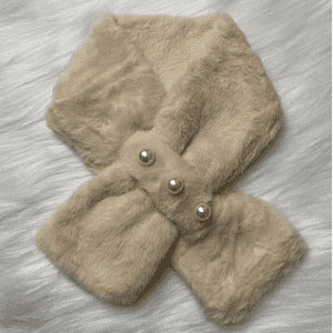 PearlFrost™ Premium Faux Fur Winter Scarf