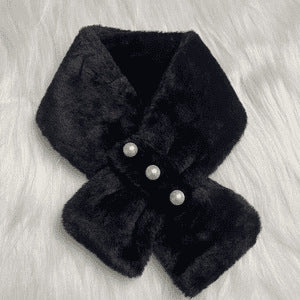 PearlFrost™ Premium Faux Fur Winter Scarf
