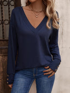Mira™ V-Neck Knit Top