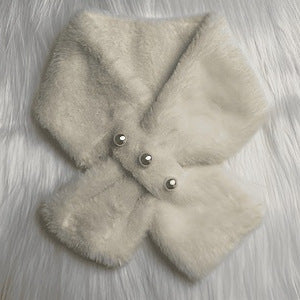 PearlFrost™ Premium Faux Fur Winter Scarf