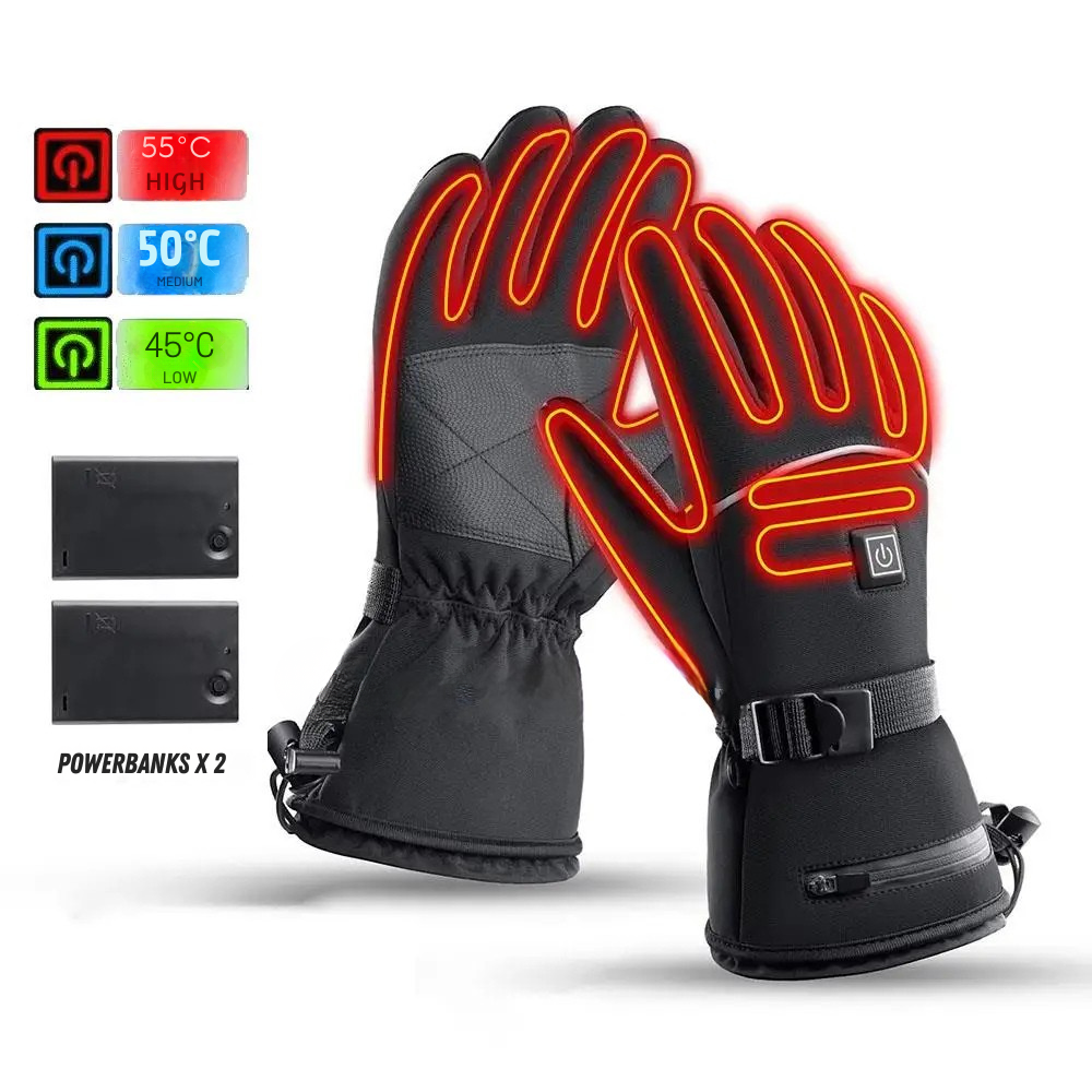 ThermaHeat™ Elektrisch beheizbare Winterhandschuhe mit 2 kostenlosen Powerbanks