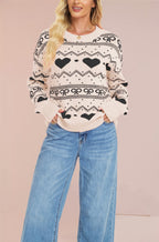 HeartEase™ Gestrickter Liebespullover