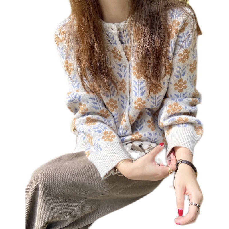 Flora™ Vintage Knit Sweater