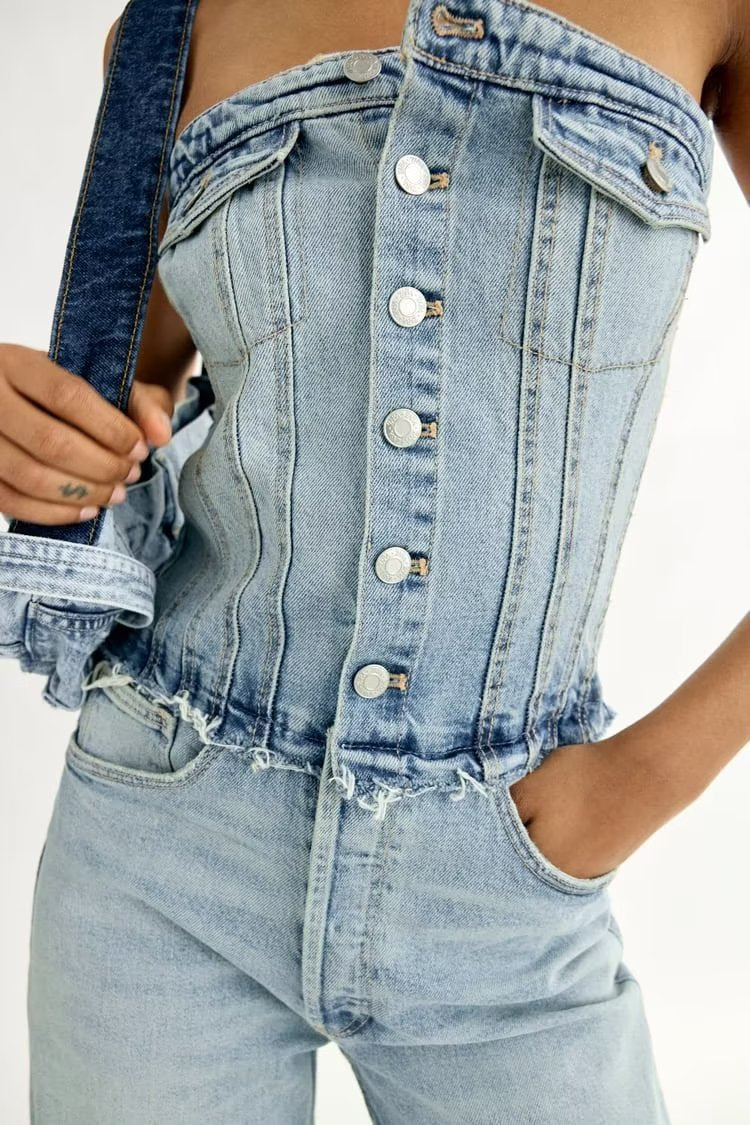 Eva™ Denim-Overall