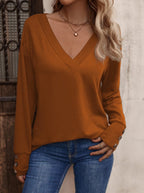 Mira™ V-Neck Knit Top