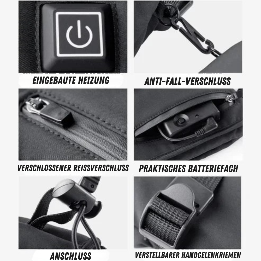 ThermaHeat™ Elektrisch beheizbare Winterhandschuhe mit 2 kostenlosen Powerbanks