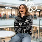 HeartEase™ Gestrickter Liebespullover