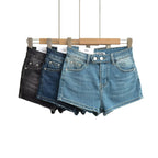 Linda™ High-Waist Denim-Shorts