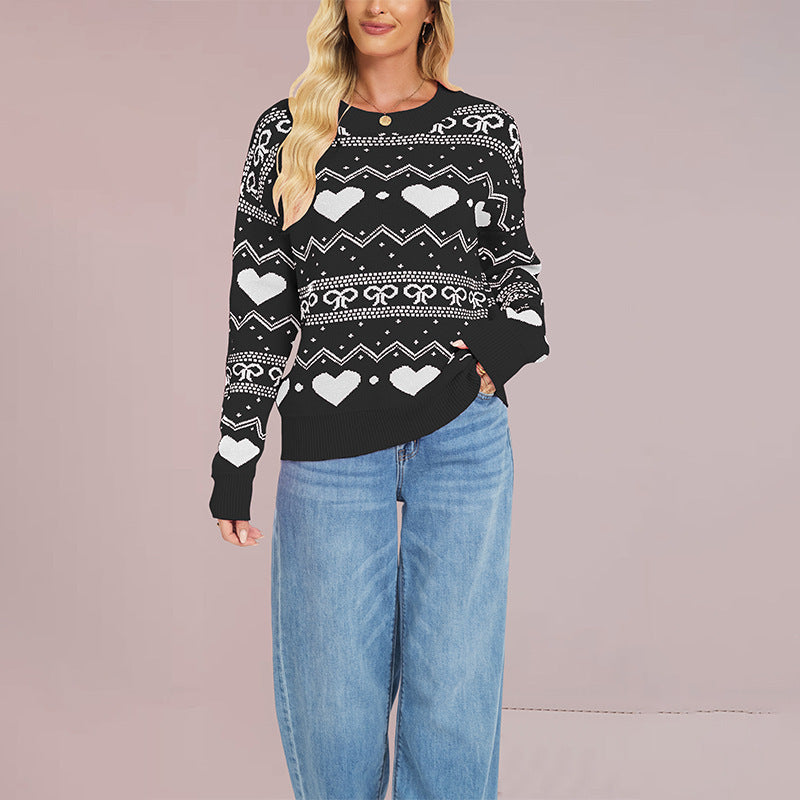 HeartEase™ Gestrickter Liebespullover