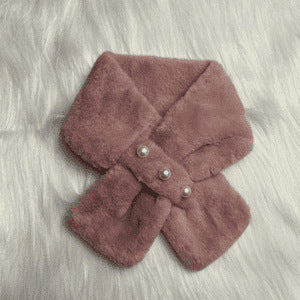 PearlFrost™ Premium Faux Fur Winter Scarf