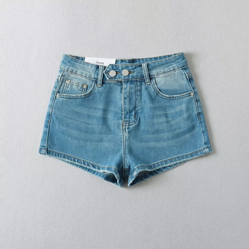 Linda™ High-Waist Denim-Shorts