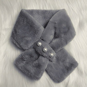 PearlFrost™ Premium Faux Fur Winter Scarf