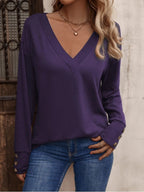 Mira™ V-Neck Knit Top