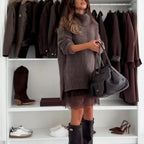 Aria™ Strick-Rollkragenpullover &amp; Minikleid-Set